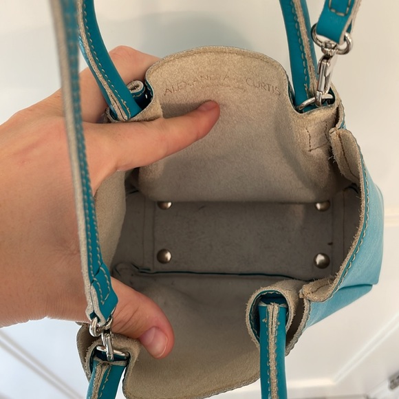 Alexandra de Curtis Amalfi Mini Leather Bag with Crossbody Strap - Picture 5 of 6